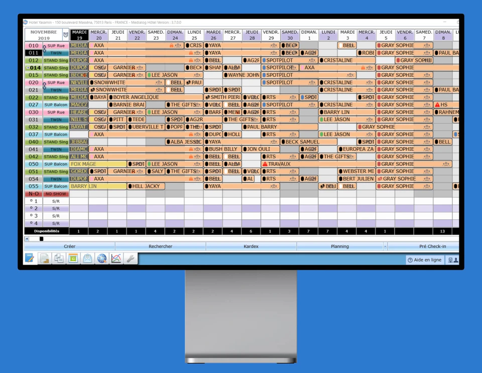 screenshot of Medialog Hotel